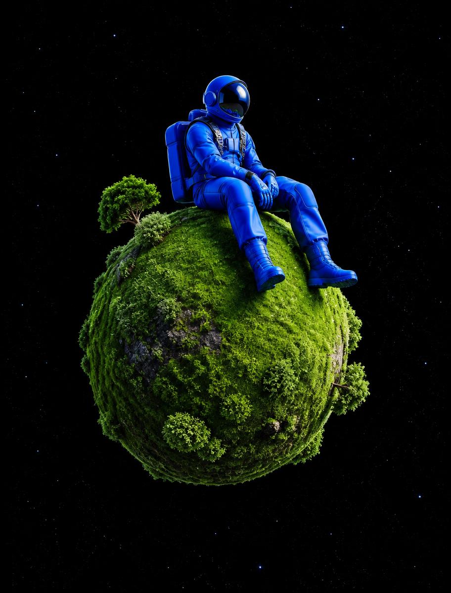 Astronauta generado con inteligencia artificial